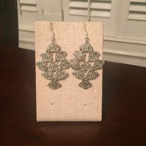 Silver Chandelier Earrings